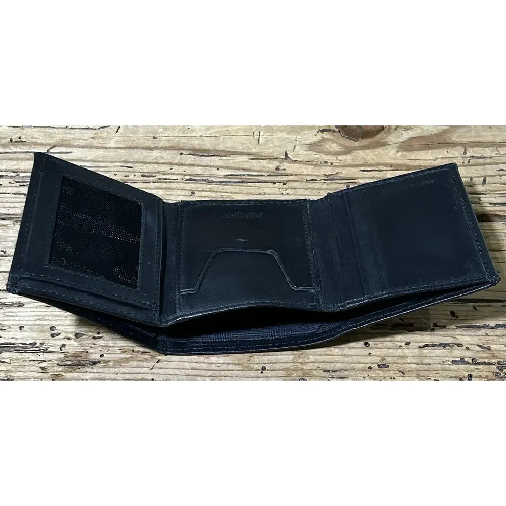 APT. 9 Men’s Black Genuine Leather Card Wallet - NEW￼